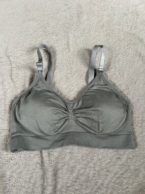 Seamless Grey Nursing/Comfort Bralette
